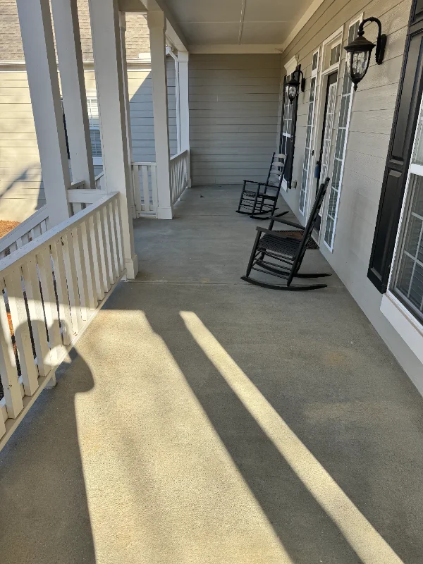 Front Porch Cleaning - After